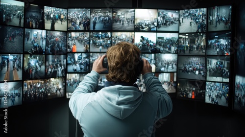 A group of remote workers from diverse backgrounds collaborating via video conferencing in a modern settingphotorealistic portrait,