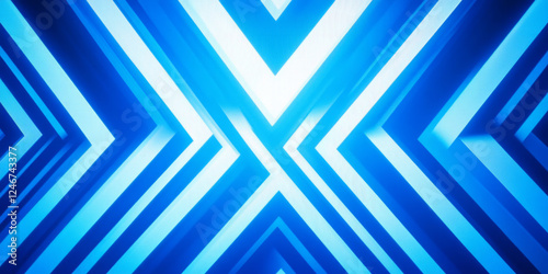 A bold electric blue background with dynamic zigzag lines and intense gradients. This energetic design is perfect for music promotions, tech branding, or modern creative campaigns.