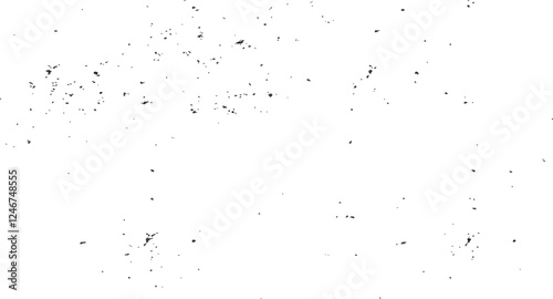 vector texture of coal, ink splashes, sand, noise black sand particles on a transparent background