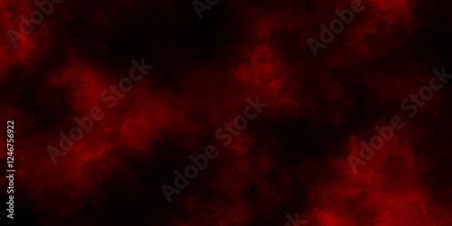 Modern abstract red texture, Red smoke grunge texture on black background, seamless red watercolor artist Mural wallpaper texture with stains, grainy and grunge red watercolor vector art background.