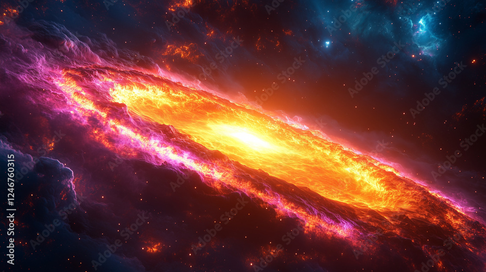 Obraz premium abstract background with glowing lights