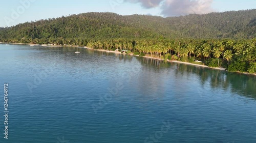 4K Aerial View of Palawan Beach, Philippines