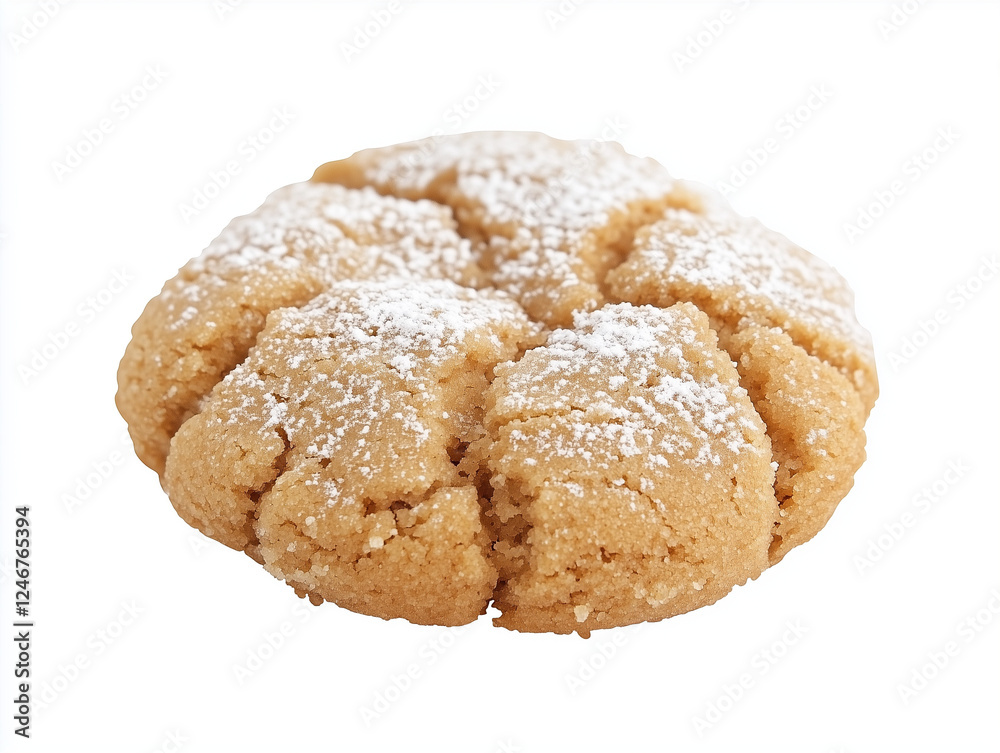 Freshly Baked Sugar Cookie with Powdered Sugar Freshly Baked Sugar Cookie with Powdered Sugar