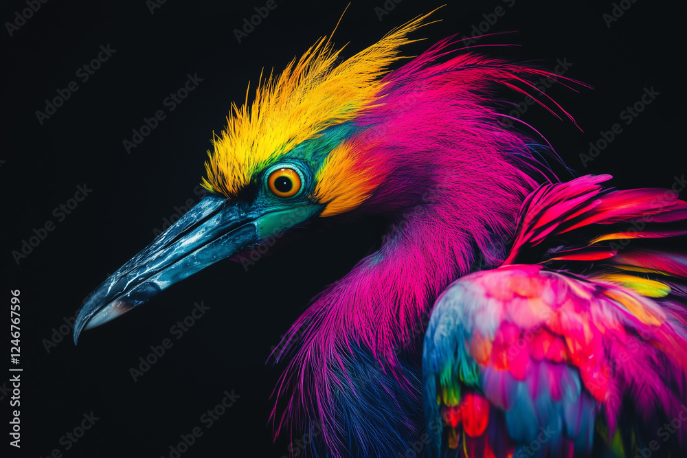 Fototapeta premium A vibrant bird