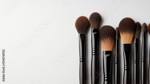 High-End Makeup Brushes: A Professional Beauty Kit for Exquisite Application photo