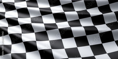 checkered black and white flag background, Racing, Victory, and Speed.

