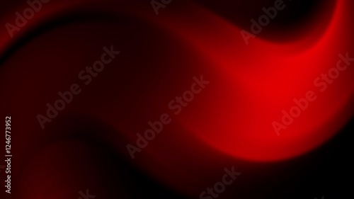 Abstract red and black gradient design with smooth flowing curves.