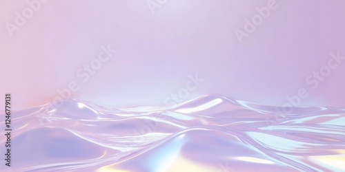 Holographic Iridescent Text...