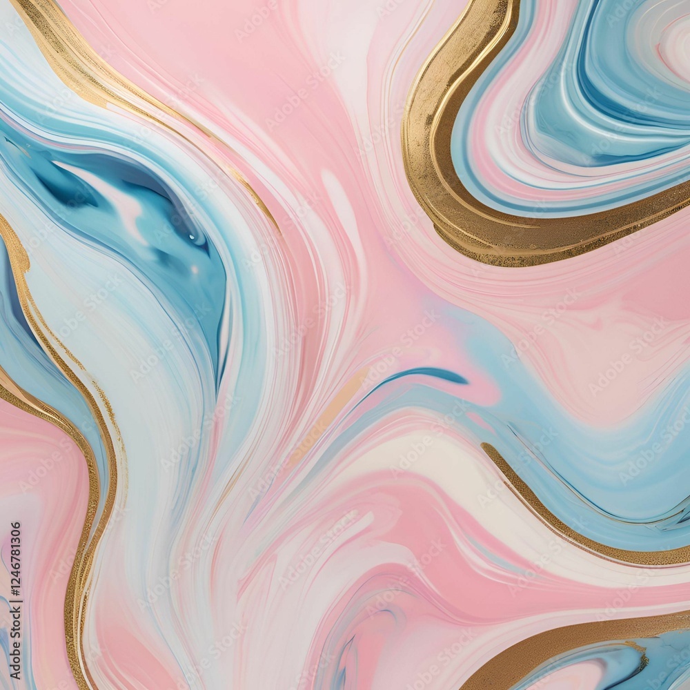 Fototapeta premium Abstract Liquid Marble Texture