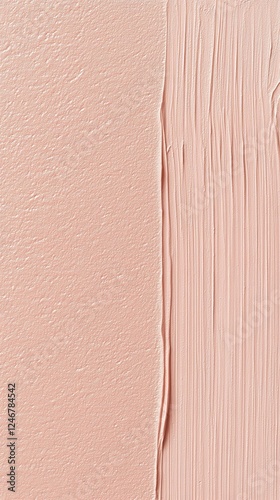 Pink Paint Stroke: A close-...