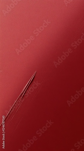Red Minimalism: A single th...