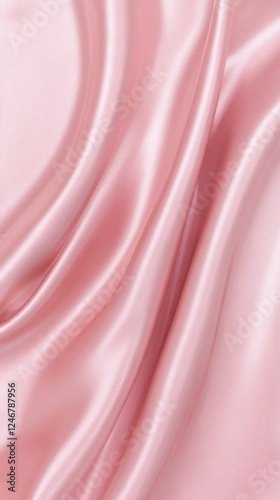 Soft Pink Satin Drape: A de...