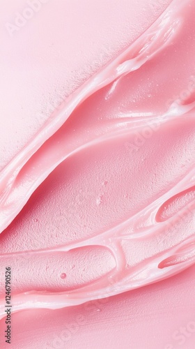 Pink Cream Swirls: Abstract...