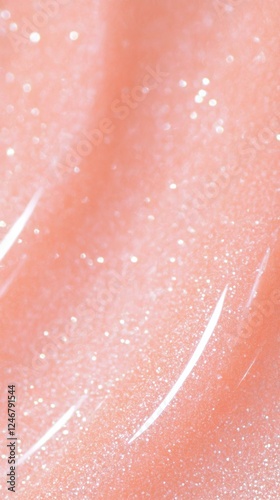 Shimmering Peach: A close-u...