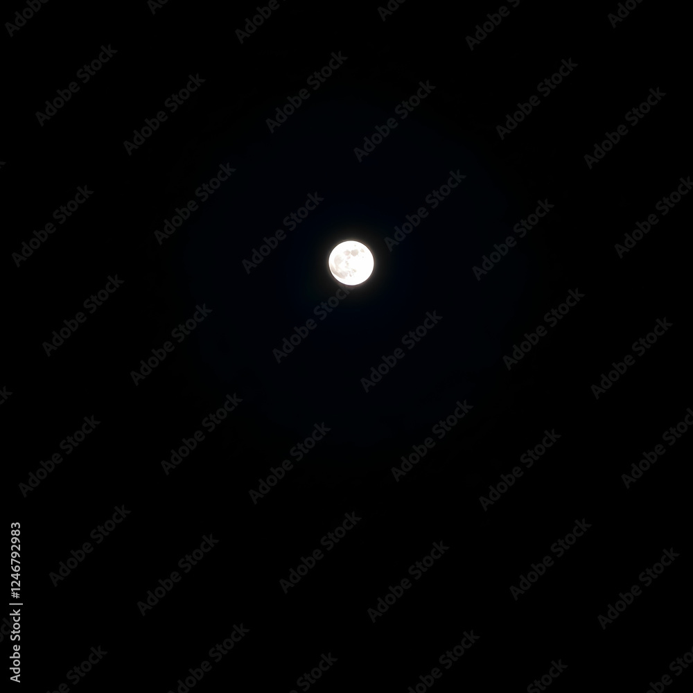 A view of moon at night blank background A view of moon at night blank background
