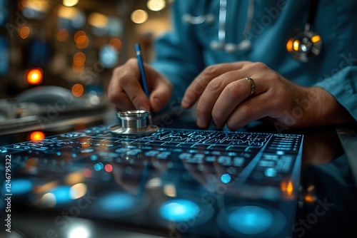 Medical technology concept Electronic medical record