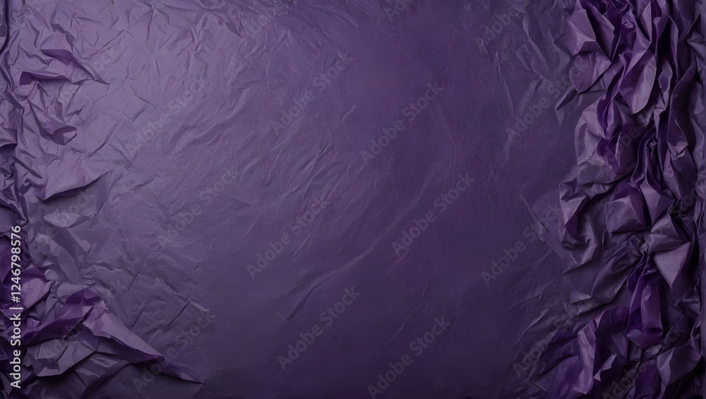 purple rough background, tissue paper with space for an inscription