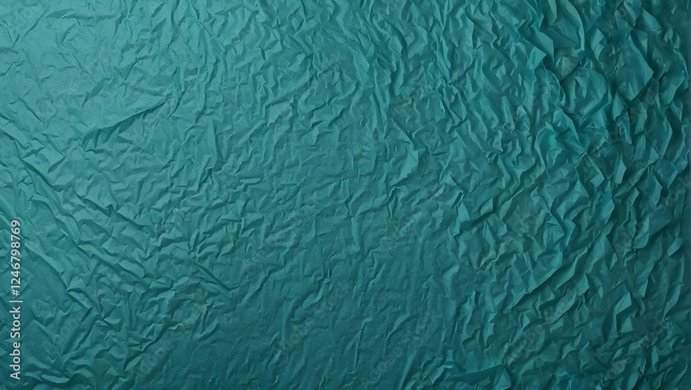 turquoise rough background, tissue paper with space for an inscription turquoise rough background, tissue paper with space for an inscription