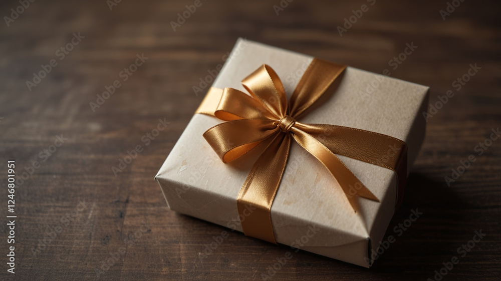 Wrapped present box Wrapped present box