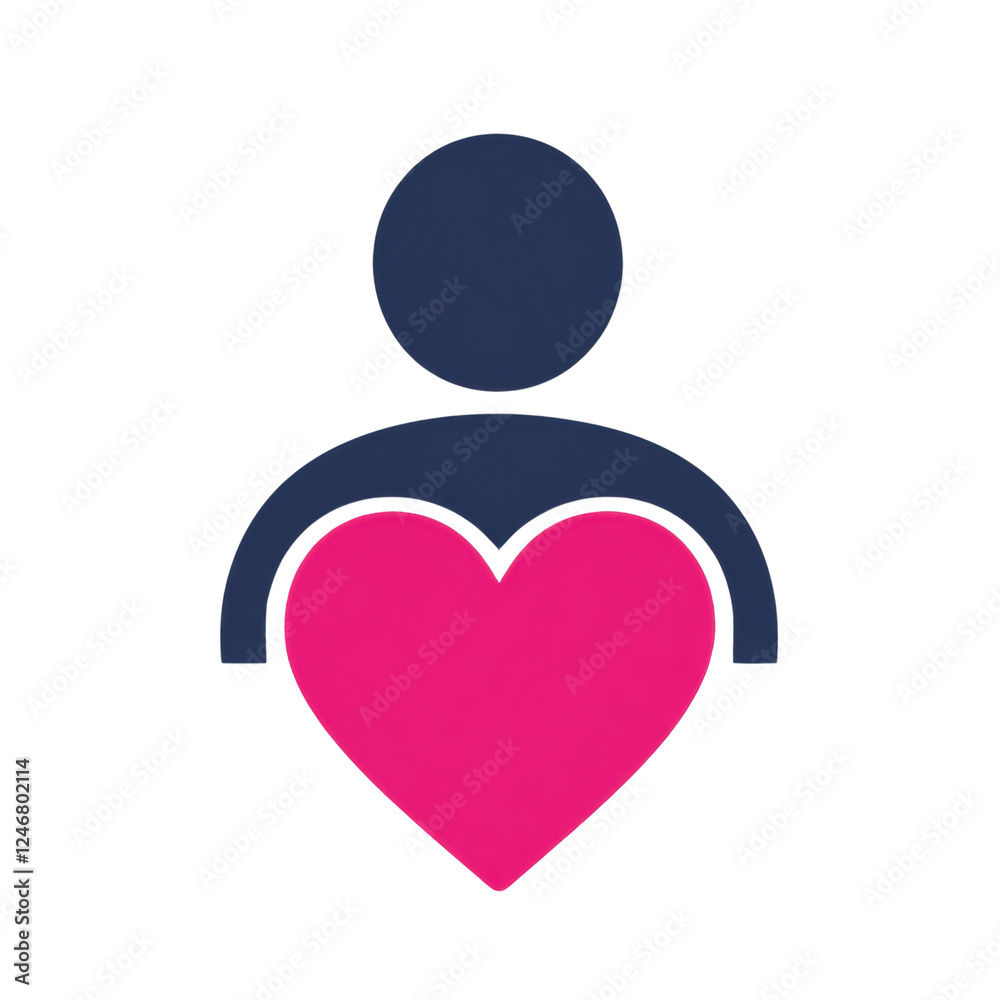 Heart symbolizing love and compassion. Heart symbolizing love and compassion.
