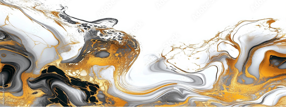 Fototapeta premium Biały ekskluzywny marmur, delikatny wzór, dekoracja płytka generative ai