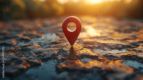 location icon stock animation video photo