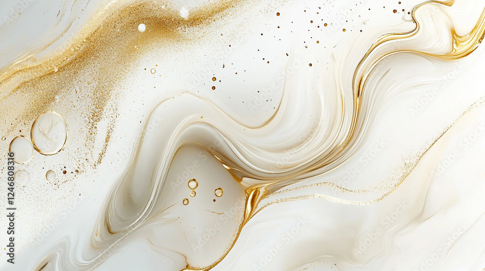 Fototapeta premium Biały ekskluzywny marmur, delikatny wzór, dekoracja płytka generative ai
