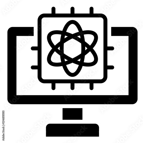 Quantum Computing Icon