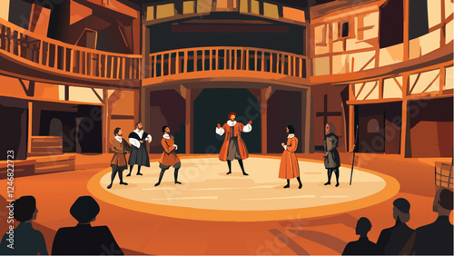 Inside Shakespeare’s Globe Theatre- A Performance in the Round