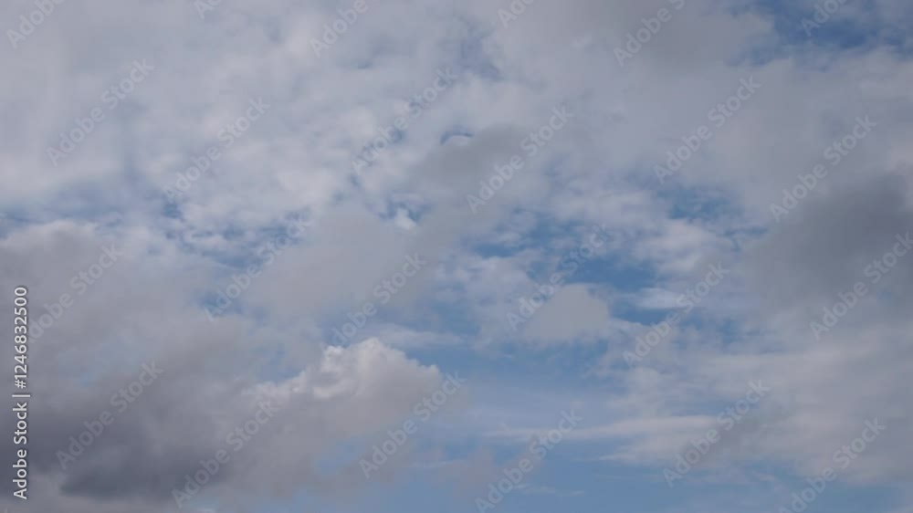 beautiful white clouds in the clear sky and the wind blowing beautiful white clouds in the clear sky and the wind blowing
