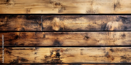 Wallpaper Mural Rustic Wooden Planks with Natural Grain Patterns for Vintage Background Design : Generative AI Torontodigital.ca