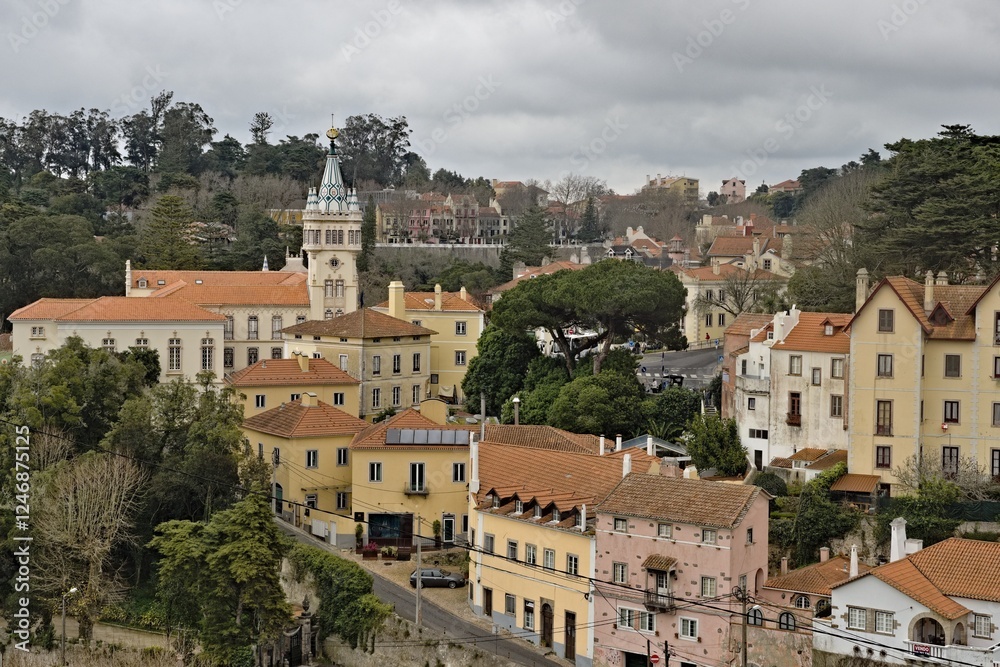 Fototapeta premium view of the portuguese village of sintra
