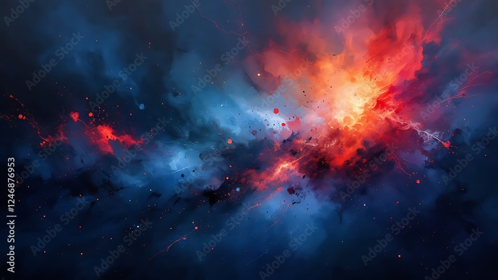 Naklejka premium Dark grunge texture as background