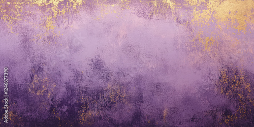 A luxurious lilac abstract background with shimmering gold accents, where soft gradients of lavender and plum mix with metallic textures, creating a sophisticated and premium feel.