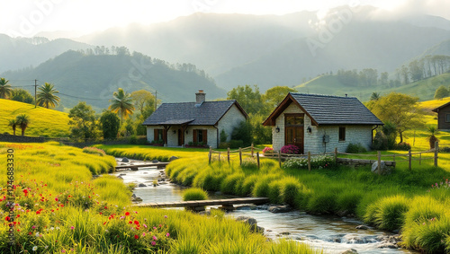 cool and beautiful natural scenery background