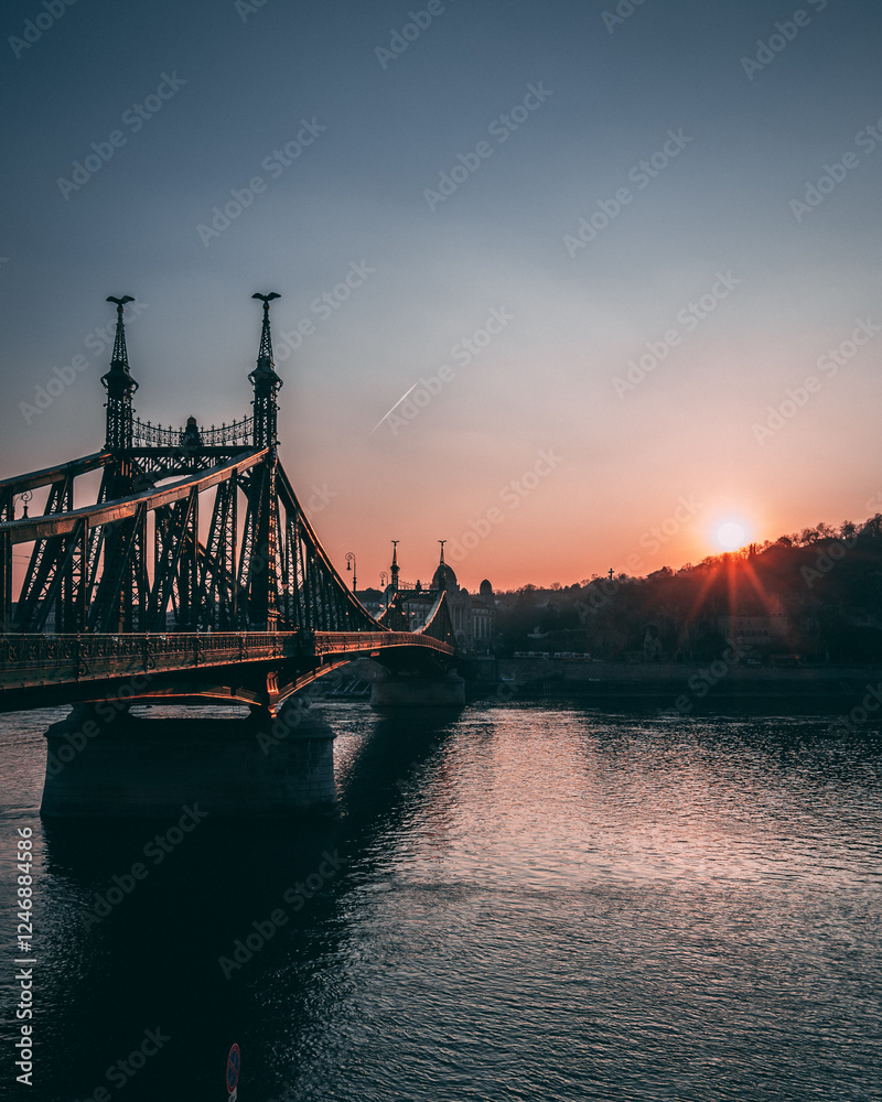 Obraz premium Budapest Liberty bridge