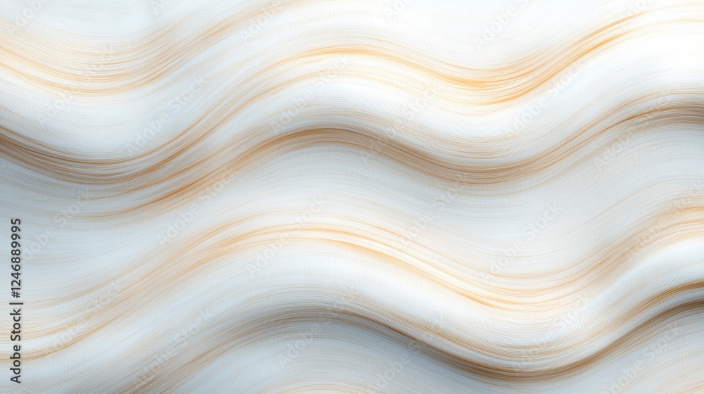 Obraz premium Abstract wavy pattern in soft pastel colors with gentle flowing lines