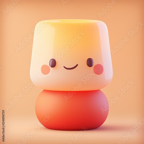 Elegant Lamp Icon with Warm Glow Effect for Cozy Spaces