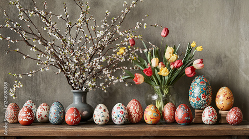 Ornamental Egg Display