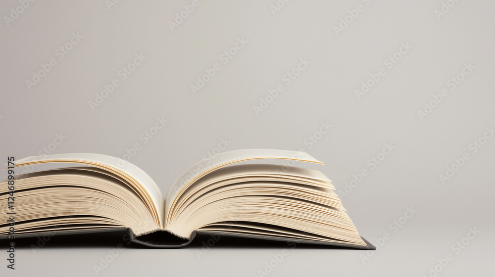clean and simple composition of an open book clean and simple composition of an open book