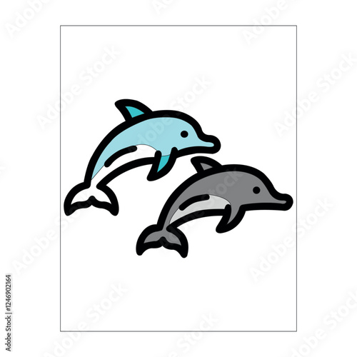 dolphin vector illustration