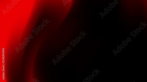 Abstract image featuring smooth gradients of red and black.