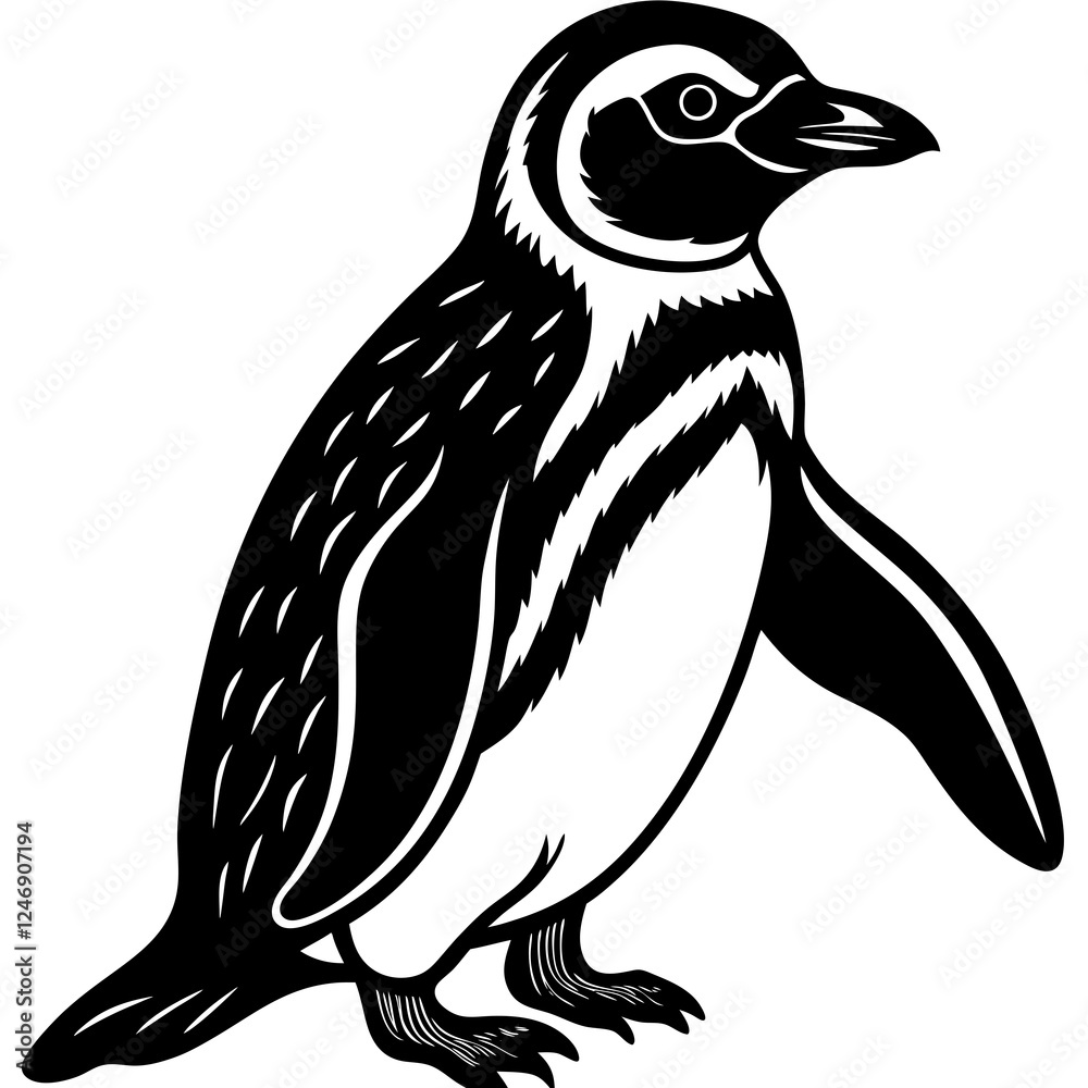 Fototapeta premium penguin vector illustration