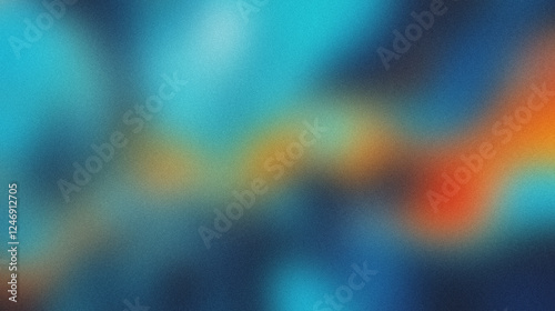 Grainy noisy colorful gradient background, abstract noise texture, blurred vibrant colors, poster header backdrop design