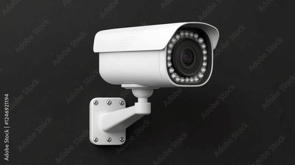 smart security camera with sleek appearance smart security camera with sleek appearance