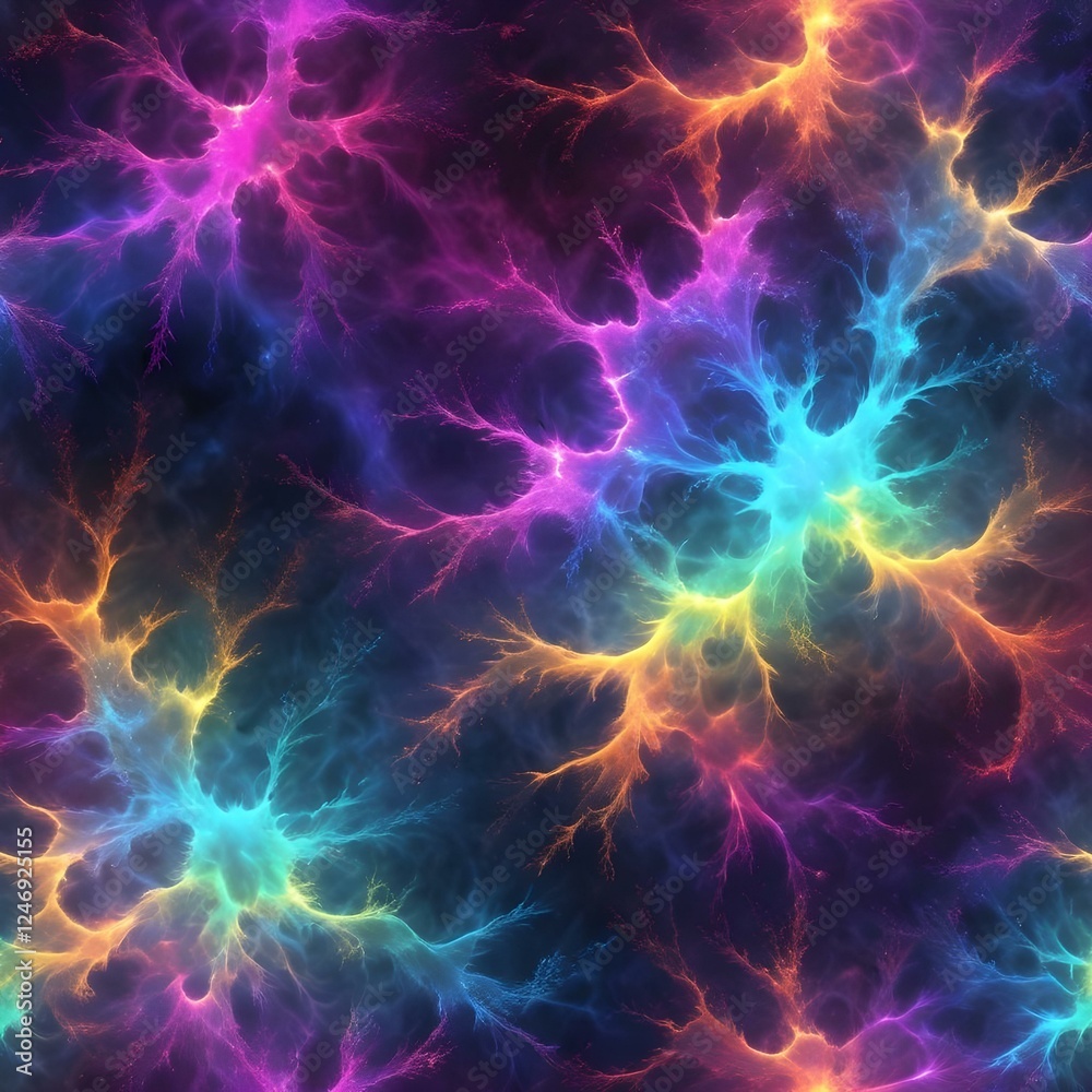Fototapeta premium Plasma Texture with Subtle Sparkles Vibrant 