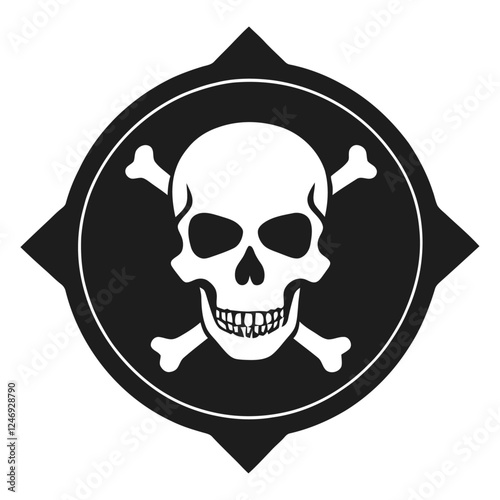 pirate skull and crossbones