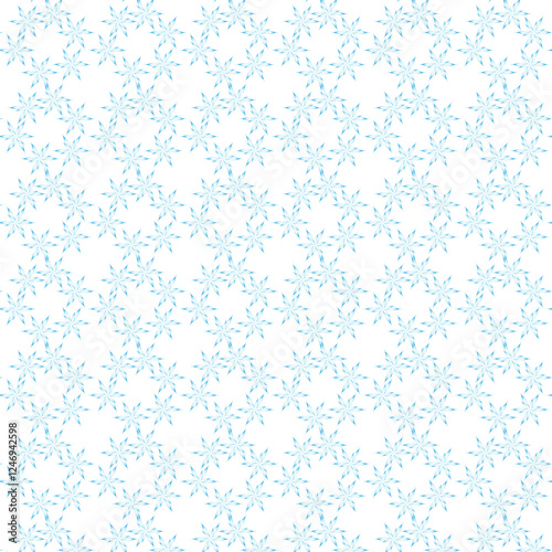 seamless snowflake pattern