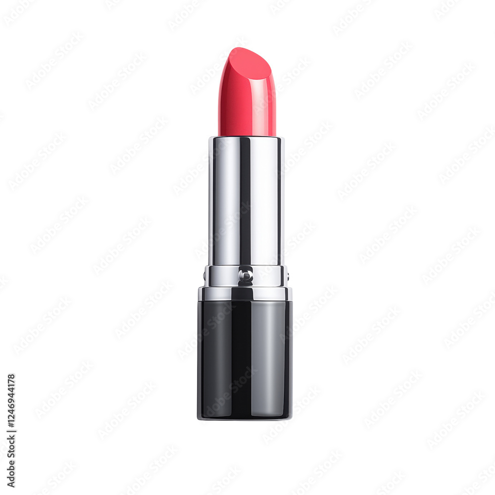 A vibrant pink lipstick with a sleek metallic tube, showcasing a smooth, glossy finish ideal for enhancing beauty. A vibrant pink lipstick with a sleek metallic tube, showcasing a smooth, glossy finish ideal for enhancing beauty.
