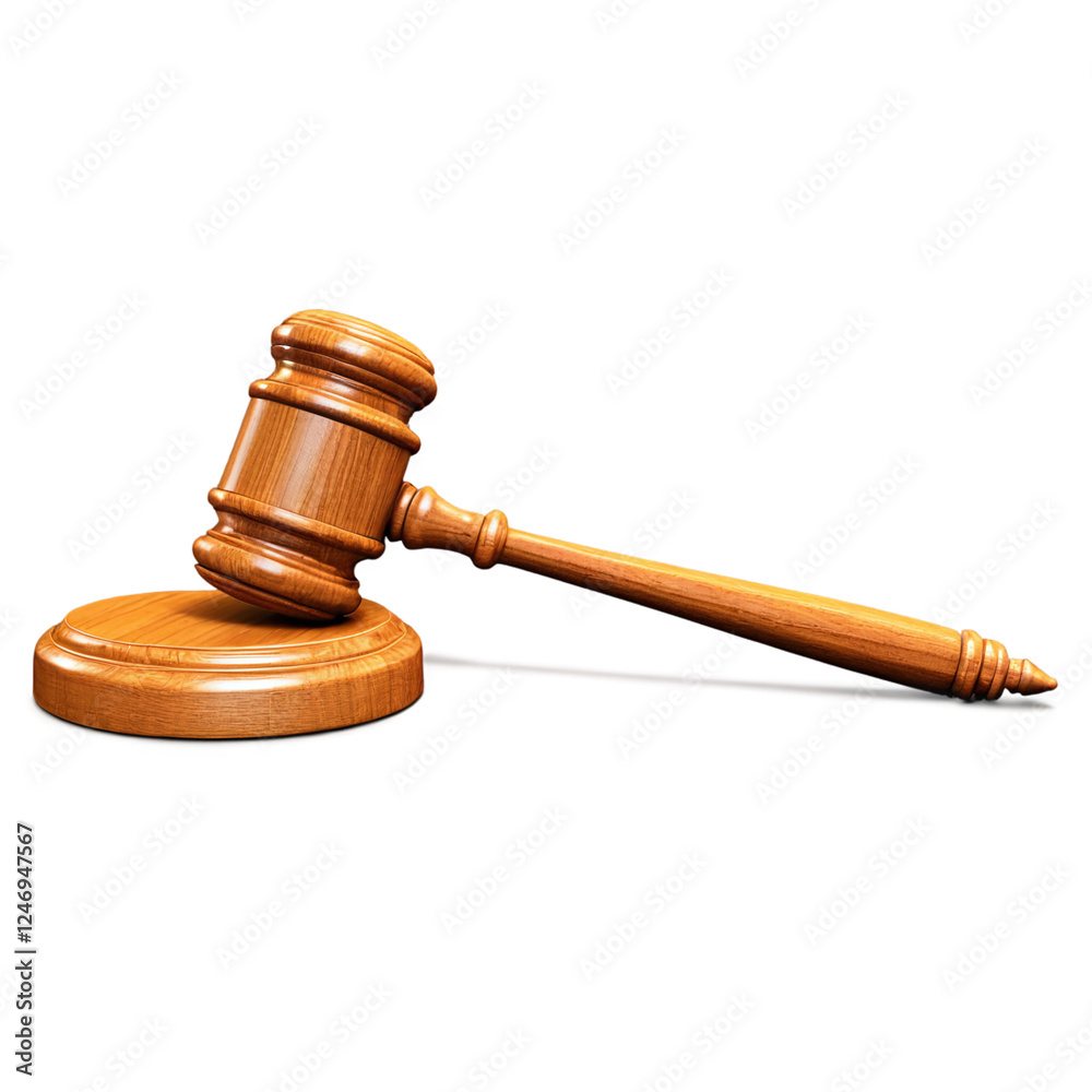 Gavel isolated on transparent background Gavel isolated on transparent background